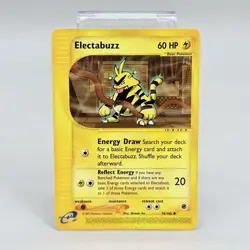 Electabuzz 76/165 Expedition Regular Common Pokemon Vintage TCG 2000 MP Card - Image 1
