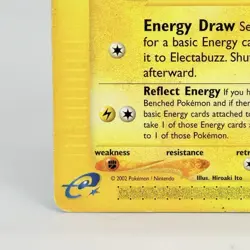 Electabuzz 76/165 Expedition Regular Common Pokemon Vintage TCG 2000 MP Card - Image 5