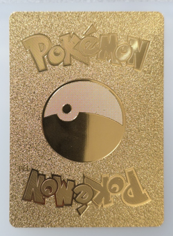 Pokemon Blastoise VMAX 350hp Gold Foil Fan Art Collector Card TCG - Image 2