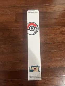 New Pokemon Center Exclusive Yawning Snorlax on Pillow Die-Cut Playmat Play Mat - Image 1