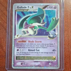 Hitmonchan Winner Best#107 & Gallade LV.X #106/111 Holo Pokemon Cards - Image 5