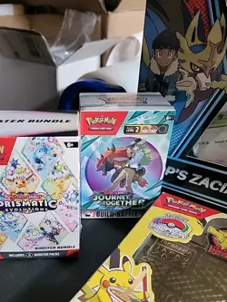 Pokemon Lot, Prismatic, Journey, Poke Ball Tin, Hops Zacian, World Championship - Image 2