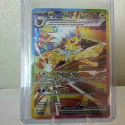 Pokemon Jolteon ex 260HP Special Illustration Rare Tera 153/131 Prismatic Holo - Image 1