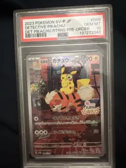 Detective Pikachu SV- P 098 pokemon psa 10 - Image 1