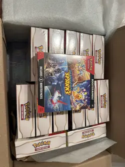 Pokemon TCG Scarlet & Violet Surging Sparks Booster Bundle 6 Packs, New Sealed - Image 1