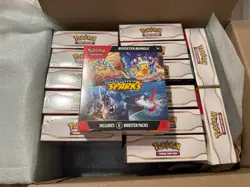 Pokemon TCG Scarlet & Violet Surging Sparks Booster Bundle 6 Packs, New Sealed - Image 2