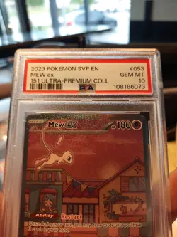 Mew Ex 151 Ultra Premium Collection Psa 10 Gem Mint 053 Scarlet And Violet 151 - Image 5
