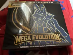 Pokemon TCG Mega Evolution Lucario Elite Trainer Box Factory Sealed - Image 1