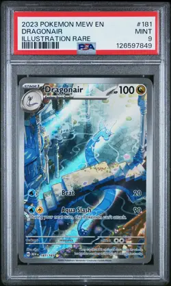 PSA 9 2023 Pokemon Mew En-151 #181 Dragonair MINT - Image 1