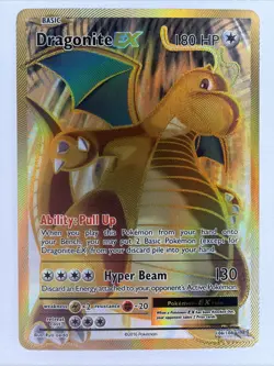 XY - Evolutions #106/108 Dragonite EX (Full Art) Ultra Rare,Holo Pokemon - Image 1