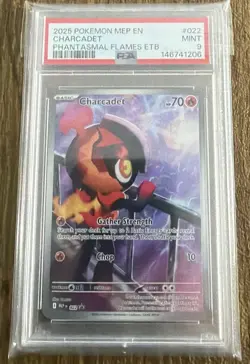 Pokemon Charcadet 022 Black Star Promo PSA 9 - Image 1