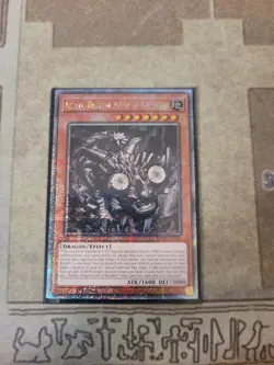 YUGIOH REDOX DRAGON RULER OF BOULDERS RA03-EN008 QUARTER CENTURY SECRET 1ST NM - Image 1