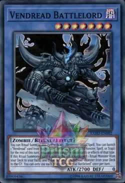 Vendread Battlelord super rare EXFO-EN082 Yugioh - Image 1