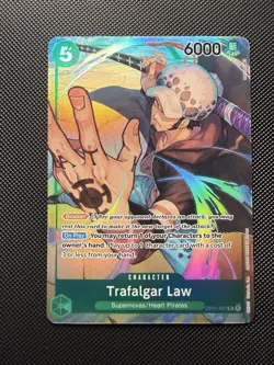 One Piece CCG Romance Dawn Trafalgar Law OP01-047 Super Rare - Image 1