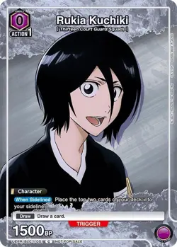 Rukia Kuchiki Alternate Art Promo - UEPR /BLC-1-051 NM - Union Arena - Image 1
