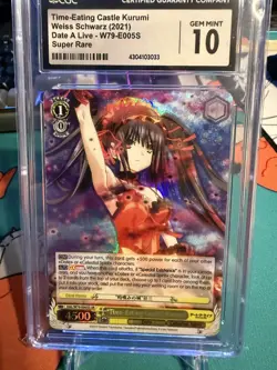 Weiss Schwarz "Time-Eating Castle" Kurumi CGC10 - Image 1