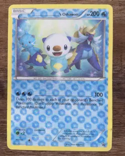Pokemon TCG Oshawatt Jumbo Promo - Lenticular Black Star Promo - Image 1
