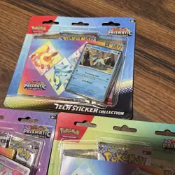 Prismatic Evolutions Tech Sticker Collection Set Lot Of 5 Sealed Pokemon Eevee - Image 2
