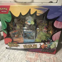 Pokemon Mega Evolution Ascended Heroes Deluxe Pin Collection Box First Partners - Image 1