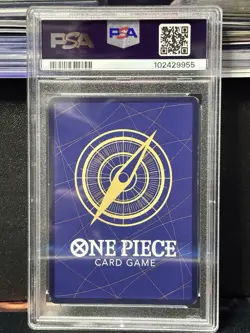 One Piece Monkey D. Luffy ST10-006 SR 2024 Treasures Booster Set Promo PSA 9 - Image 2