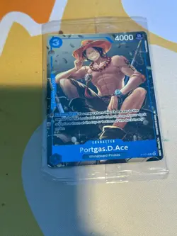 One Piece TCG Portgas D Ace P-074 Promo Mint SEALED - Image 1