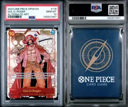 GOL. D ROGER 118 2024 ONE PIECE OP09-EMPERORS IN THE NEW WORLD | ALT ART PSA 10 - Image 3