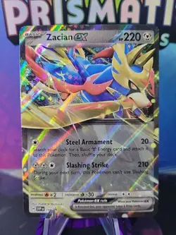 Zacian ex 198 SV: Scarlet & Violet Black Star Promo Pokemon Card - Image 1