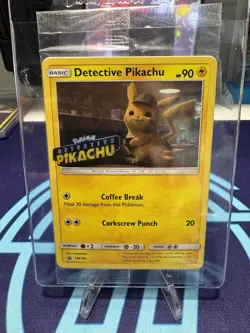 Pokemon TCG Detective Pikachu SM190 Promo Holo Card New Sealed - Image 1