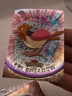 Pokemon #21 Spearow Card Foil Holo Topps Chrome 2000 TV Animation Series 1 - Image 2