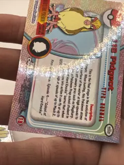 Topps Chrome 2000 Pidgeot Pokemon Card #18 Holo NM RARE TV Animation Edition - Image 3