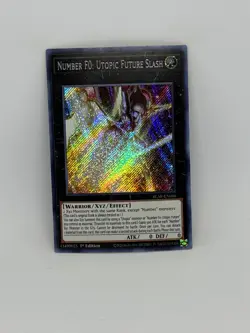 Yugioh Card Number F0: Utopic Future Slash BLAR-EN046 SECRET RARE 1st Ed. - NM - Image 1