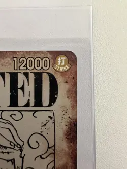 Monkey D Luffy OP05-119 Wanted Poster Manga Gear 5 OP09 One Piece Card English - Image 3