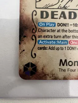 Monkey D Luffy OP05-119 Wanted Poster Manga Gear 5 OP09 One Piece Card English - Image 5