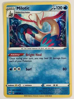 Milotic 039/189 Darkness Ablaze Holo Rare Pokemon Card NEAR MINT - Image 1
