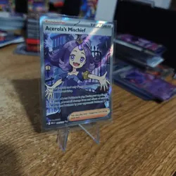 Acerola’s Mischief 165/132 Full Art Secret Rare Pokemon Card Mega Evolutions - Image 5