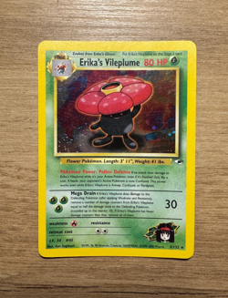 Pokemon Card | Erika's Vileplume Holo 5/132 Gym Heroes | Vintage WOTC Rare TCG - Image 1