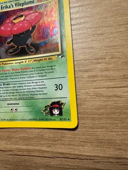 Pokemon Card | Erika's Vileplume Holo 5/132 Gym Heroes | Vintage WOTC Rare TCG - Image 5