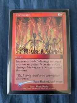 Incinerate FOIL - Deckmasters Garfield vs Finkel - MTG - Magic the Gathering - Image 3