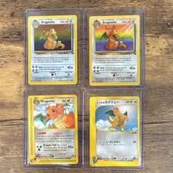 Pokemon Dragonite 4 Card Lot Fossil Holo Legendary Expedition VS LP/LP-/NM - Image 1