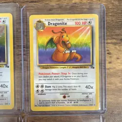 Pokemon Dragonite 4 Card Lot Fossil Holo Legendary Expedition VS LP/LP-/NM - Image 3
