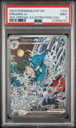Kingdra EX 131 Shrouded Fable Special Illustration Collection Pokemon PSA 9 - Image 1