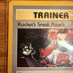 Rocket's Sneak Attack ⭐ 16/82 Holo Rare Team Rocket 2000 Pokemon TCG NM/LP - Image 3