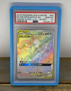 Pokemon 2019 Moltres Zapdos Articuno GX 69/68 Hidden Fates GEM MINT PSA 10 - Image 1