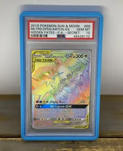 Pokemon 2019 Moltres Zapdos Articuno GX 69/68 Hidden Fates GEM MINT PSA 10 - Image 5