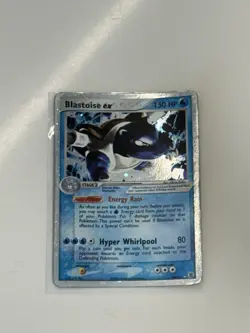 Pokemon TCG Blastoise ex 104/112 Fire Red and Leaf Green Holo Silver Border - Image 1