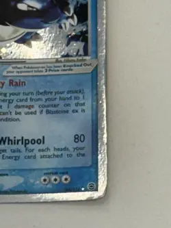 Pokemon TCG Blastoise ex 104/112 Fire Red and Leaf Green Holo Silver Border - Image 4