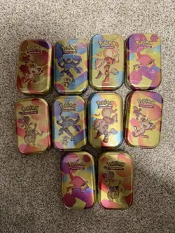 Pokemon Scarlet & Violet 151 Mini Tins - 10x Factory Sealed Tins - Image 1