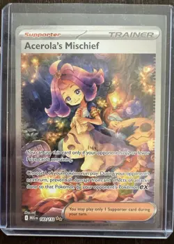Pokemon Acerola's Mischief Me01 Mega Evolution 183/132 Special Illustration Rar… - Image 1