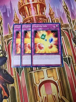 3X Counter Gem - SDCB-EN038 - Common - 1st Edition NM Yugioh - Image 1