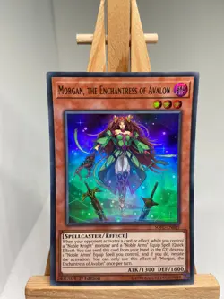 Morgan The Enchantress Of Avalon - Ultra Rare 1st Edition SOFU-EN089 NM YuGiOh - Image 1